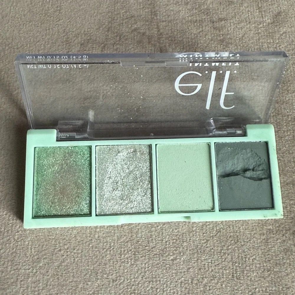 ELF Mint Melt Eyeshadow Palette - Green Shades. Makeup bundle